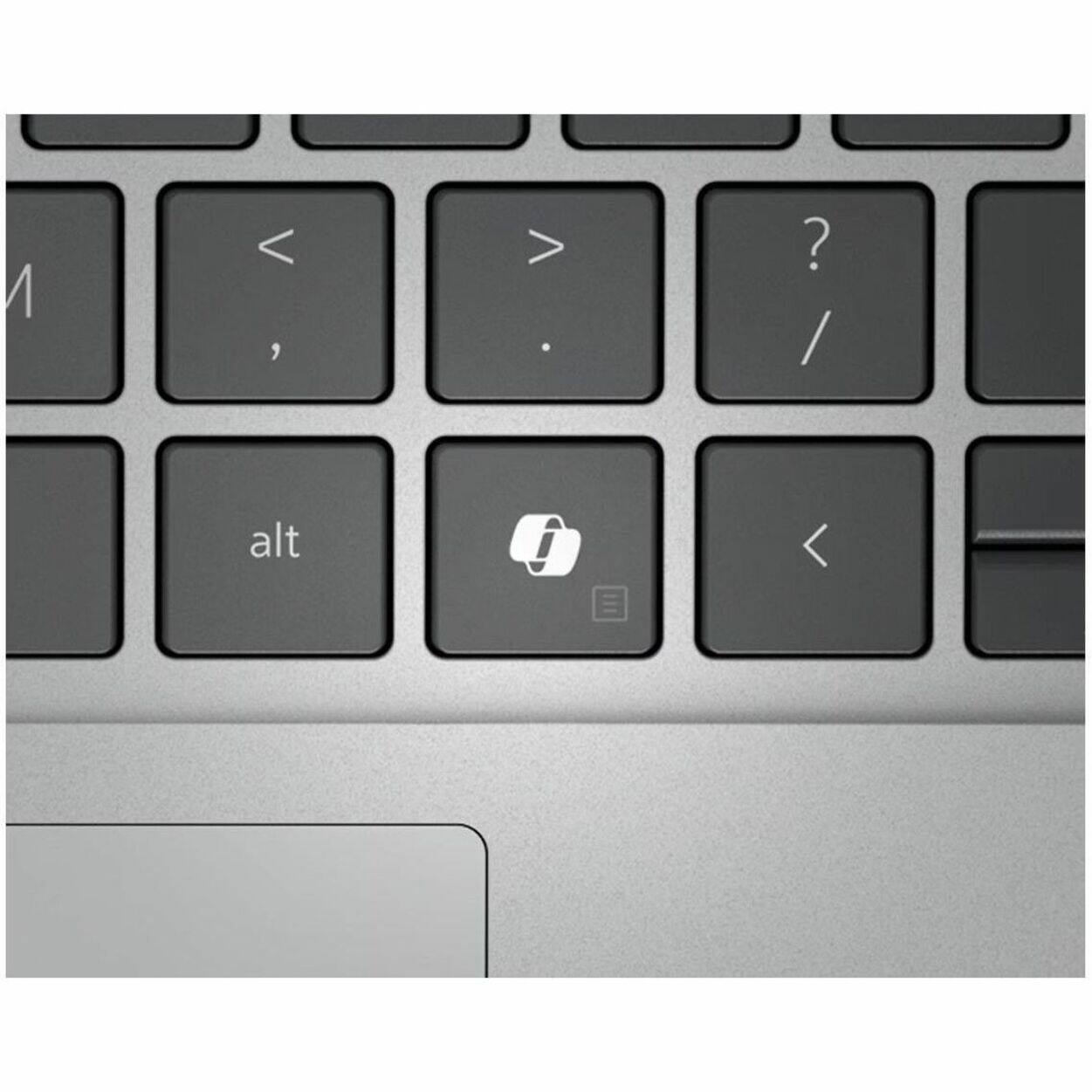 Alt View 25. Dell - Pro 14 Plus 14" IPS LCD 1920 x 1200 (Full HD Plus) Touch Screen Laptop - Intel Core Ultra 7 with 16GB Memory - 512 SSD - Aluminum, Gray.