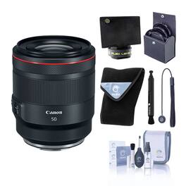 Bundle - Canon - RF 50mm f/1.2 L USM Lens, with ProOptic 77mm FIlter Kit, Flex Lens Shade, Cleaning Kit, Lens Cleaner, Lens