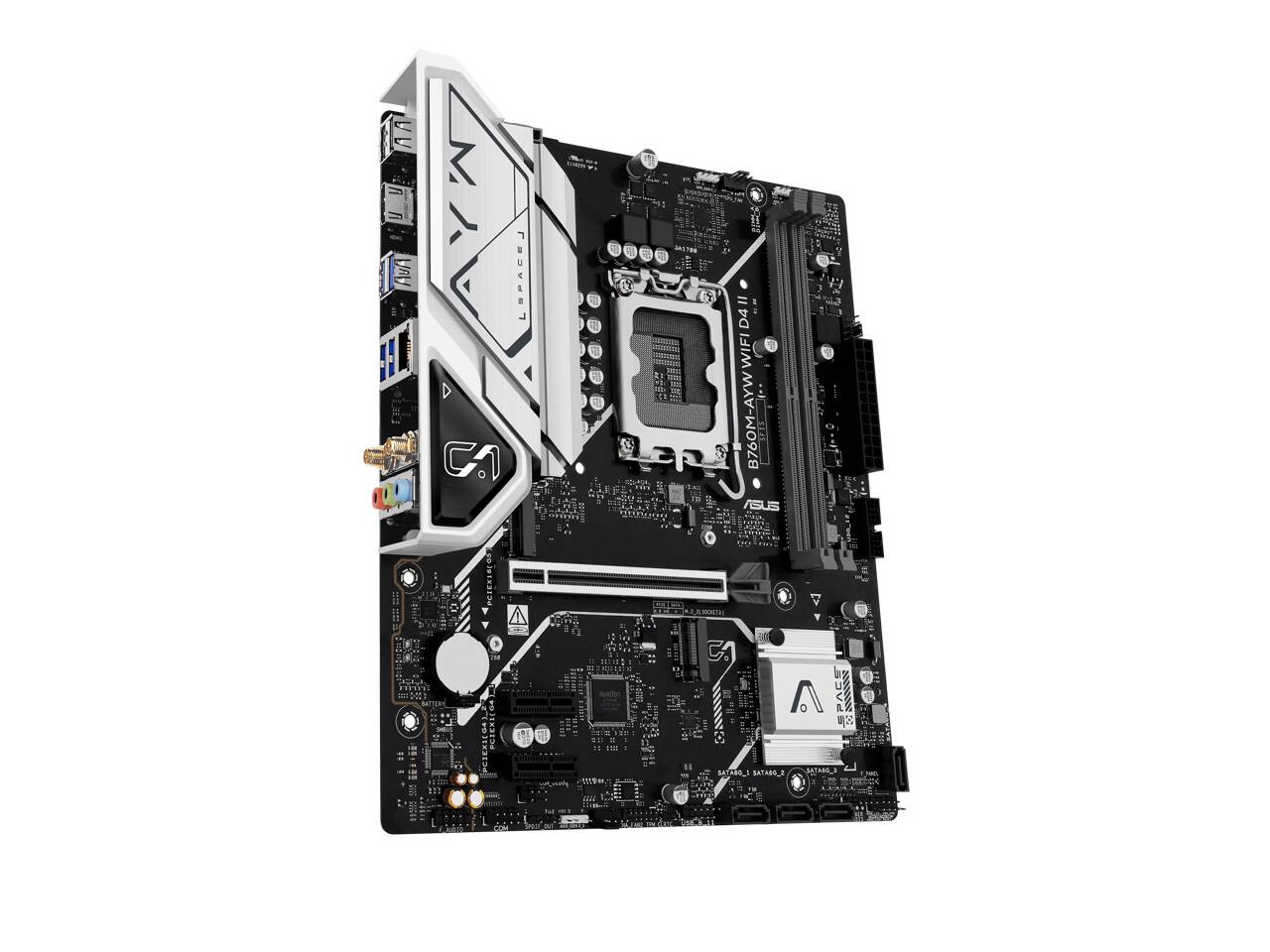 ASUS B760MAYWWIFID4II Micro ATX Motherboard - Best Buy