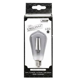 FEIT ELECTRIC - ST19 E26 (Medium) LED Bulb Smoke Daylight 25 Watt Equivalence 1 pk