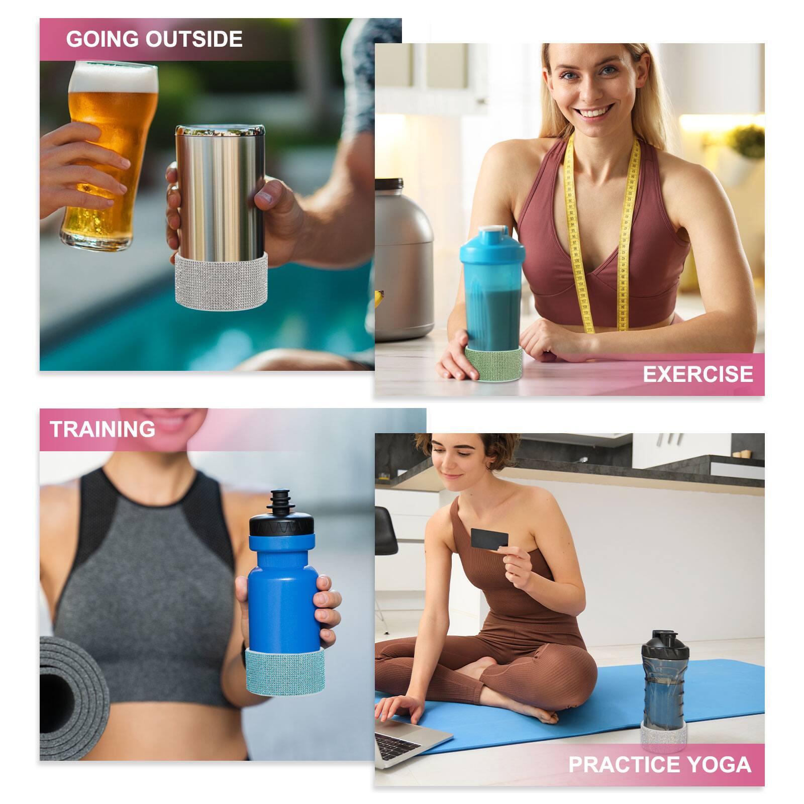 GOING OUTSIDE  
EXERCISE  
TRAINING  
PRACTICE YOGA