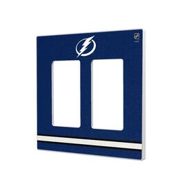 Keyscaper - Tampa Bay Lightning Double Rocker Lightswitch Plate - Multicolor