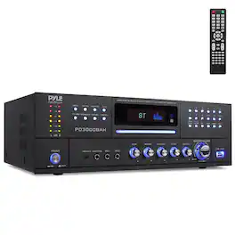 PYLE - Home Theater Pro Audio Amplifier - Black