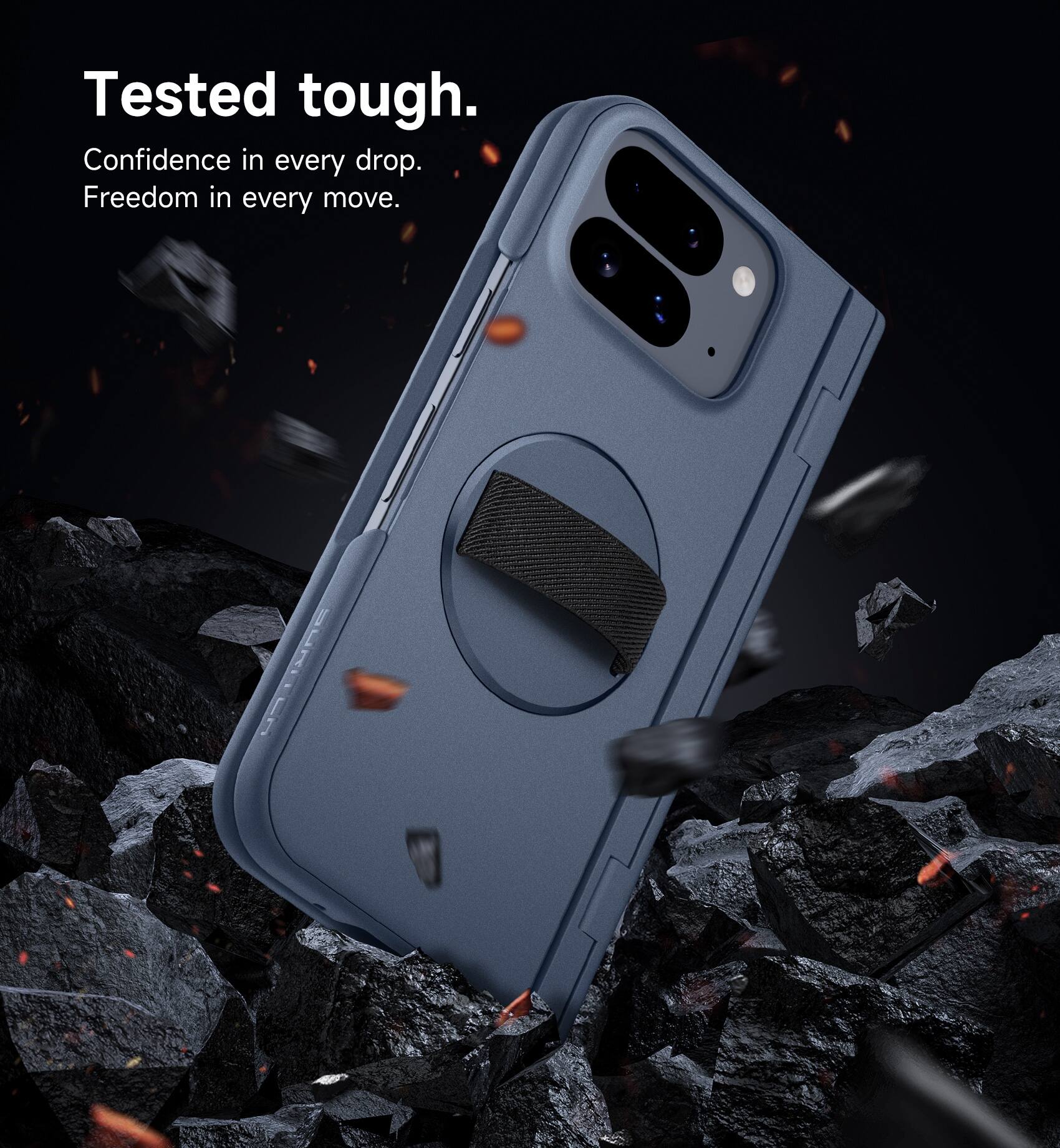 Tested tough.  
Confidence in every drop.  
Freedom in every move.  
SURITEO