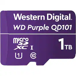 Western Digital - Purple 1 TB microSDXC