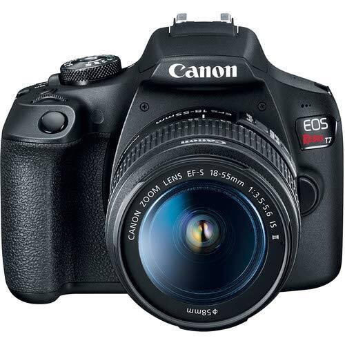 3 Canon EOS Raa T7 EF-S 18-55mm LENS ZOOM 1:3.5-5.6 CANON IS IS II 58mm