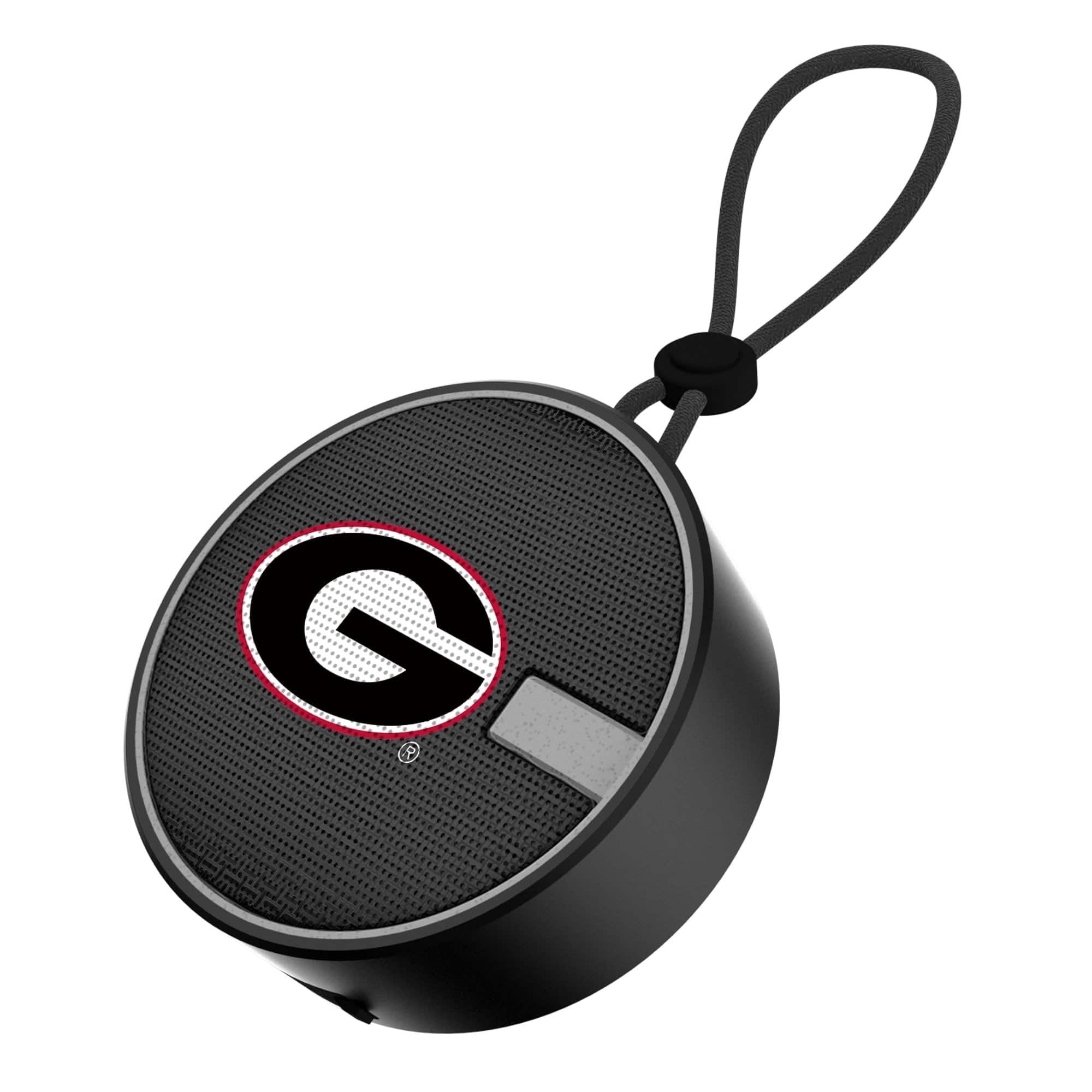 Keyscaper - Georgia Bulldogs Bluetooth IPX7 Linen Print Waterproof Speaker - Black