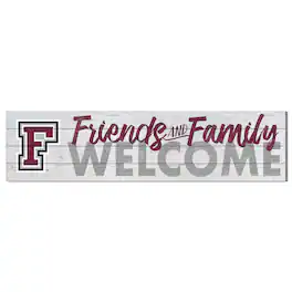 Jardine - Fordham Rams 10'' x 40'' Friends & Family Welcome Sign - White