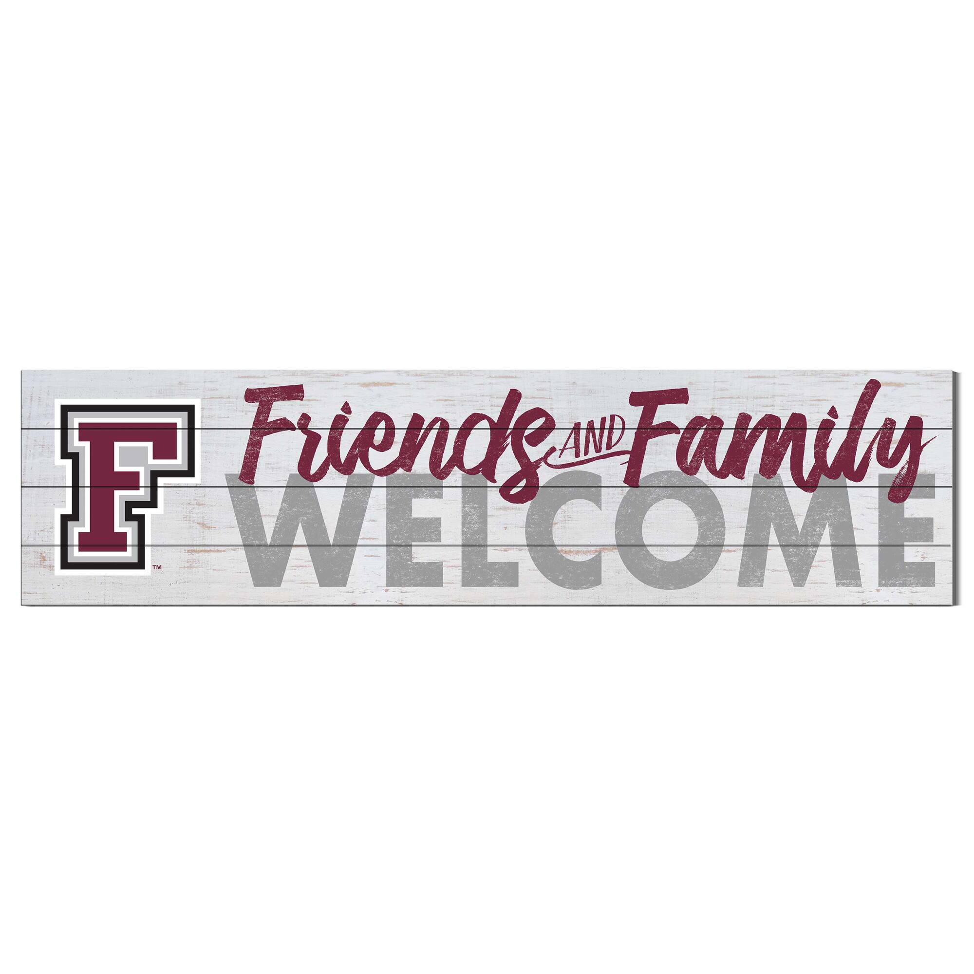 Fordham Rams 10'' x 40'' Friends & Family Welcome Sign