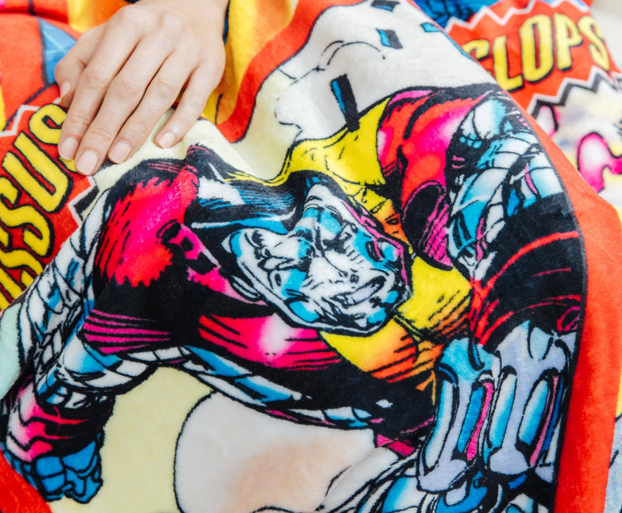Alt View 4. Marvel - Marvel X-Men Character Cards Raschel Throw Blanket | 45 x 60 Inches - Multi-Colored.