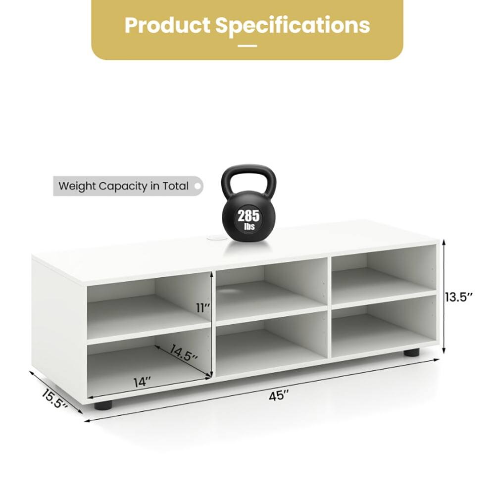 Product Specifications  
- Weight Capacity in Total: 285 lbs  
- Dimensions: 11" x 13.5" x 15.5" x 14" x 14.5" x 45"
