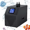 Front. Mirfee - 1/10 HP Compact Aquarium Chiller - 42-Gallon Capacity with Intuitive Touch Screen Control - Black.