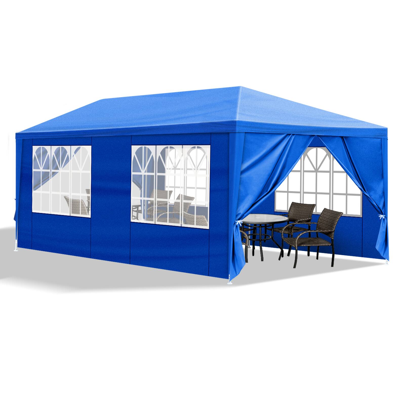 Winado - (10'x20') Outdoor Party Tent, Patio Canopy Tent Gazebo with Removable Sidewalls Instant Event Tent for Cater Events