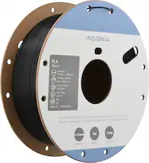 INSIGNIA PLA Black
Diameter: 1.75mm ± 0.02mm
Printing Speed: Up to 350mm/s
Printing Temp: 190-230°C
i Bed Temp: 25-60°C
Fan: On
Batch NO: A7812270885
Compatible with Bambu Lab, Creality, Snapmaker, Elegoo, Anycubic, Prusa, Research, Flashforge, Sovol, Qidi Tech, and other 1.75mm FDM 3D Printers
1.75mm
1kg
~155g
DIAMETER
NET WT.
SPOOL WT.