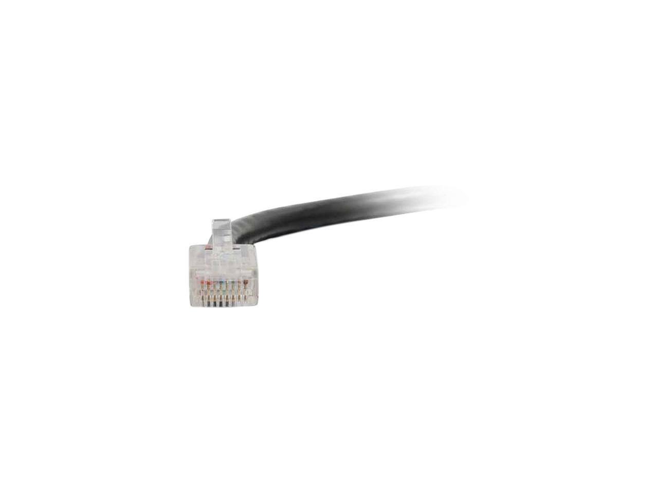 Alt View 2. Cables to Go - C2G 04106 Cat6 Cable - Non-Booted Unshielded Ethernet Network Patch Cable, Black (1 Foot, 0.30 Meters).