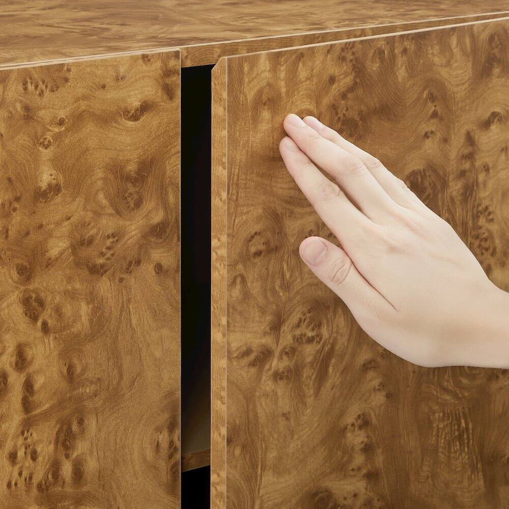 Alt View 5. Crosley Furniture - Levi Sideboard - Maple.