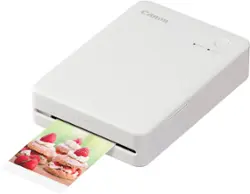 Canon - SELPHY QX20 Wireless Compact Photo Printer - White - Front_Zoom