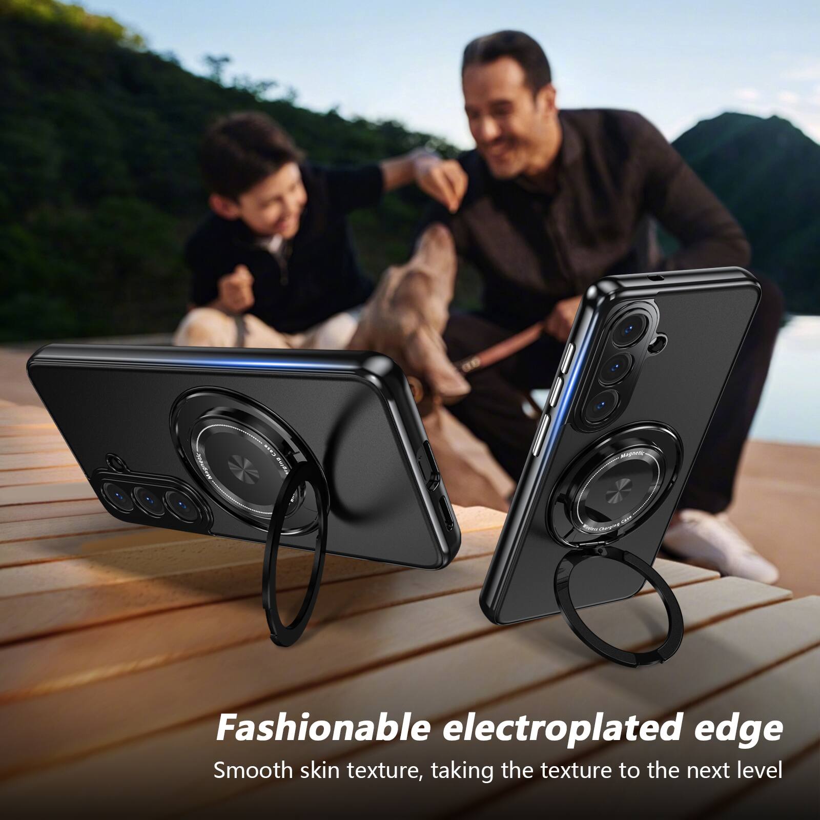 Fashionable electroplated edge  
Smooth skin texture, taking the texture to the next level