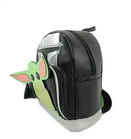Star Wars - The Child 10 Inch Pleather Backpack w/ Coin Purse - Black