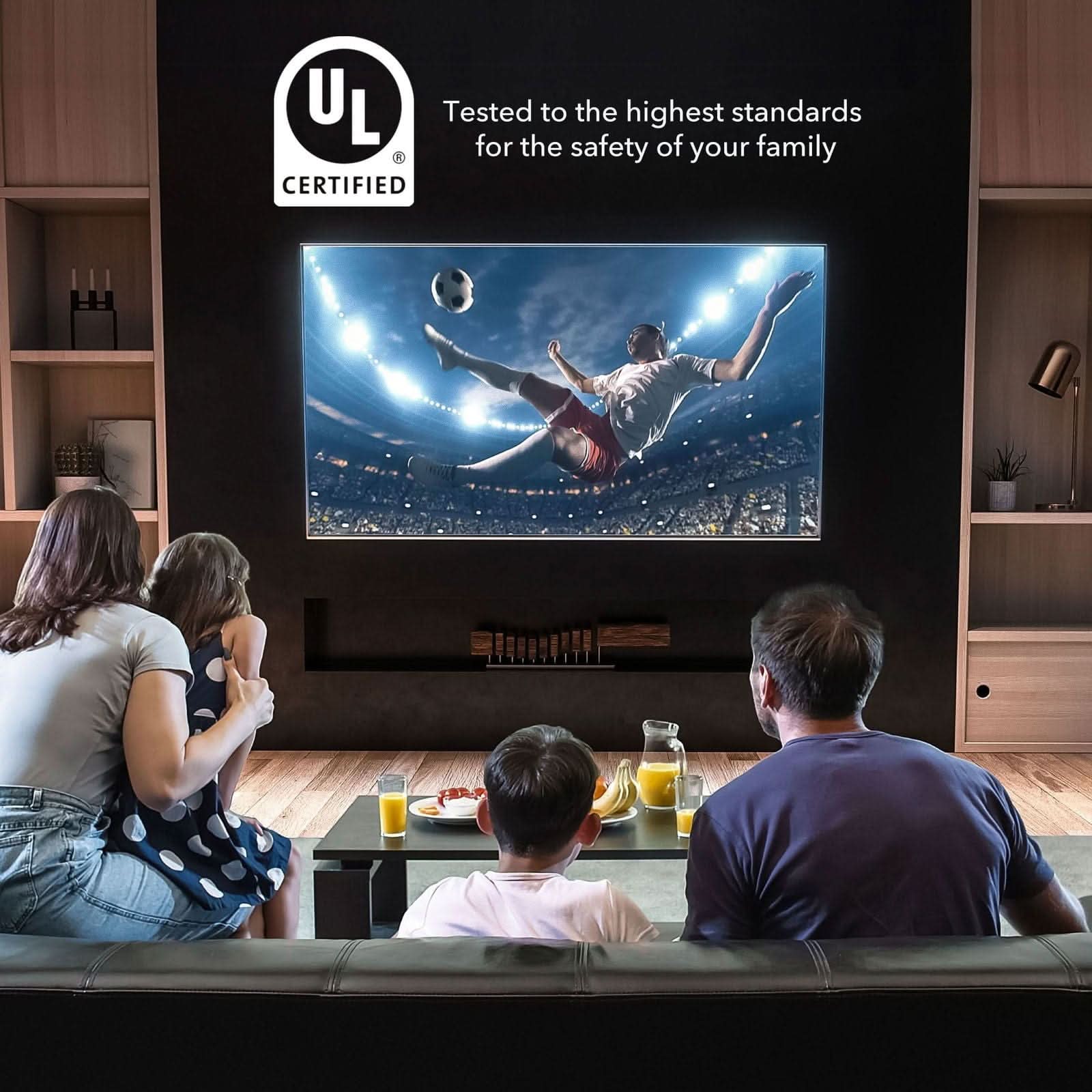 UL CERTIFIED

Tested to the highest standards for the safety of your family