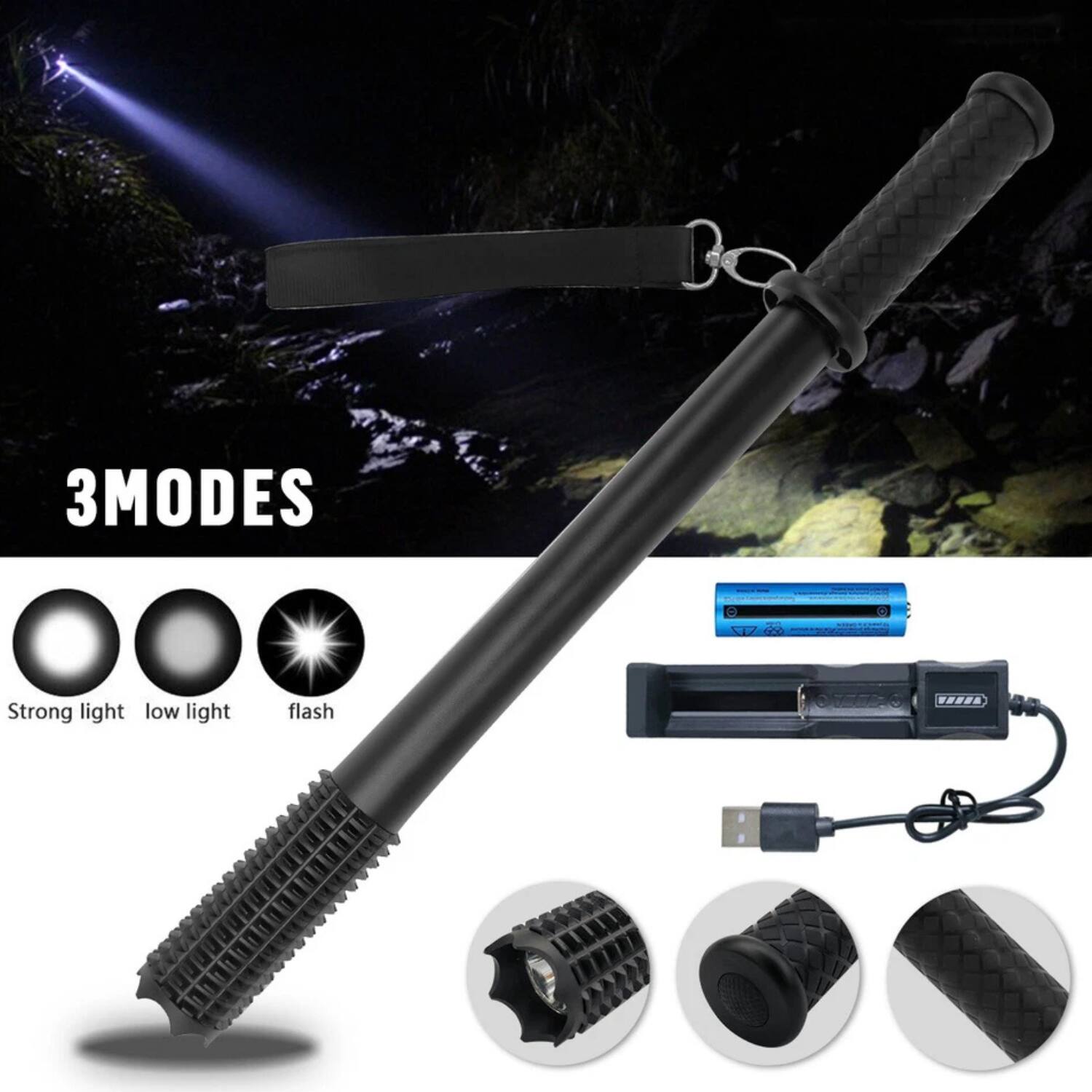 3 MODES

Strong light  
low light  
flash