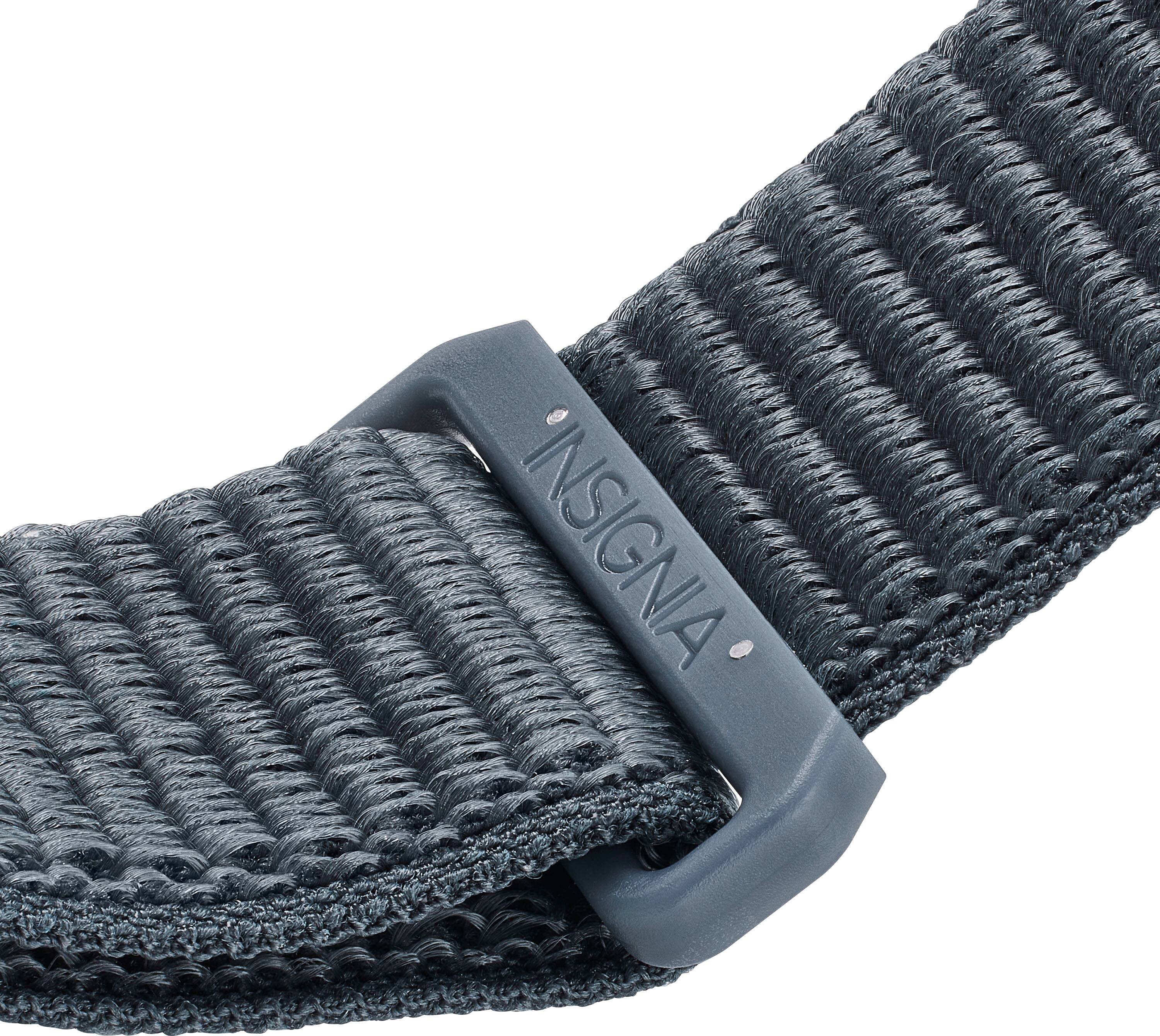 Alt View 16. Insignia™ - Active Nylon Band for Apple Watch 42mm, 44mm, 45mm, 46mm Series 10, SE, Ultra 49mm and Ultra 2 49mm - Dark Slate.