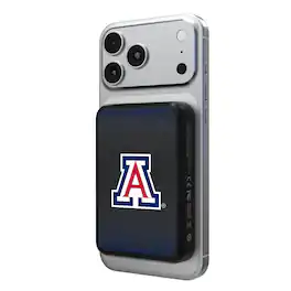 Keyscaper - Arizona Wildcats Wireless Magnetic Power Bank - Black