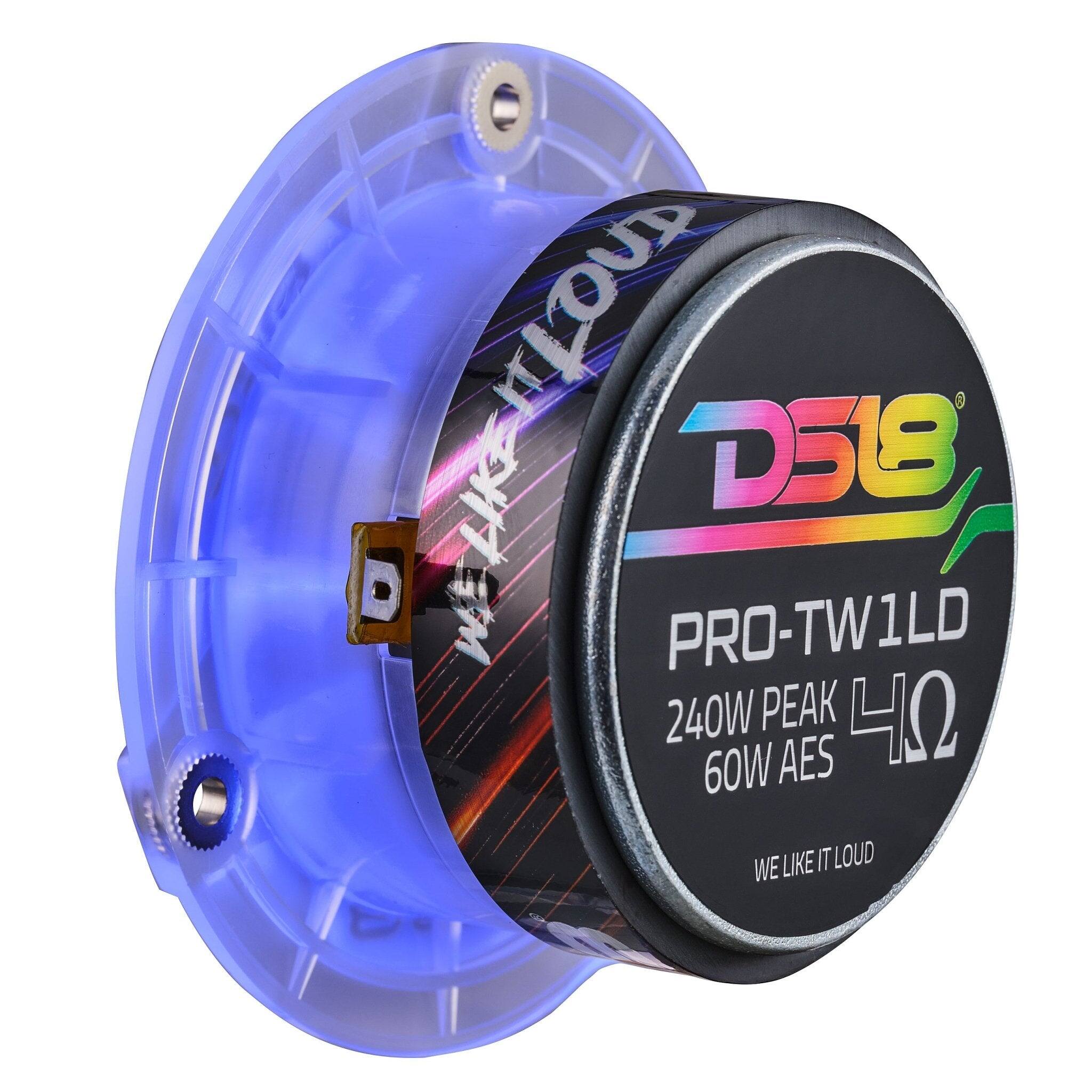 WELIKE!! LOUD PRO-TW1LD 240W D518 60W PEAK AES 4Ω WE LIKE IT LOUD