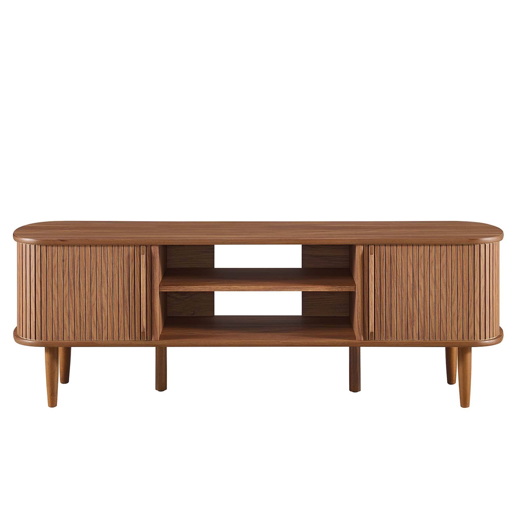 Alt View 1. Modway - Contour 55" TV Stand by Modway - Walnut.