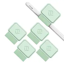 Kitcheniva - Elastic Adhesive Sleeve Pen Loop Holder For Apple Pencil And Stylus Pens Pack Of 4 - Green