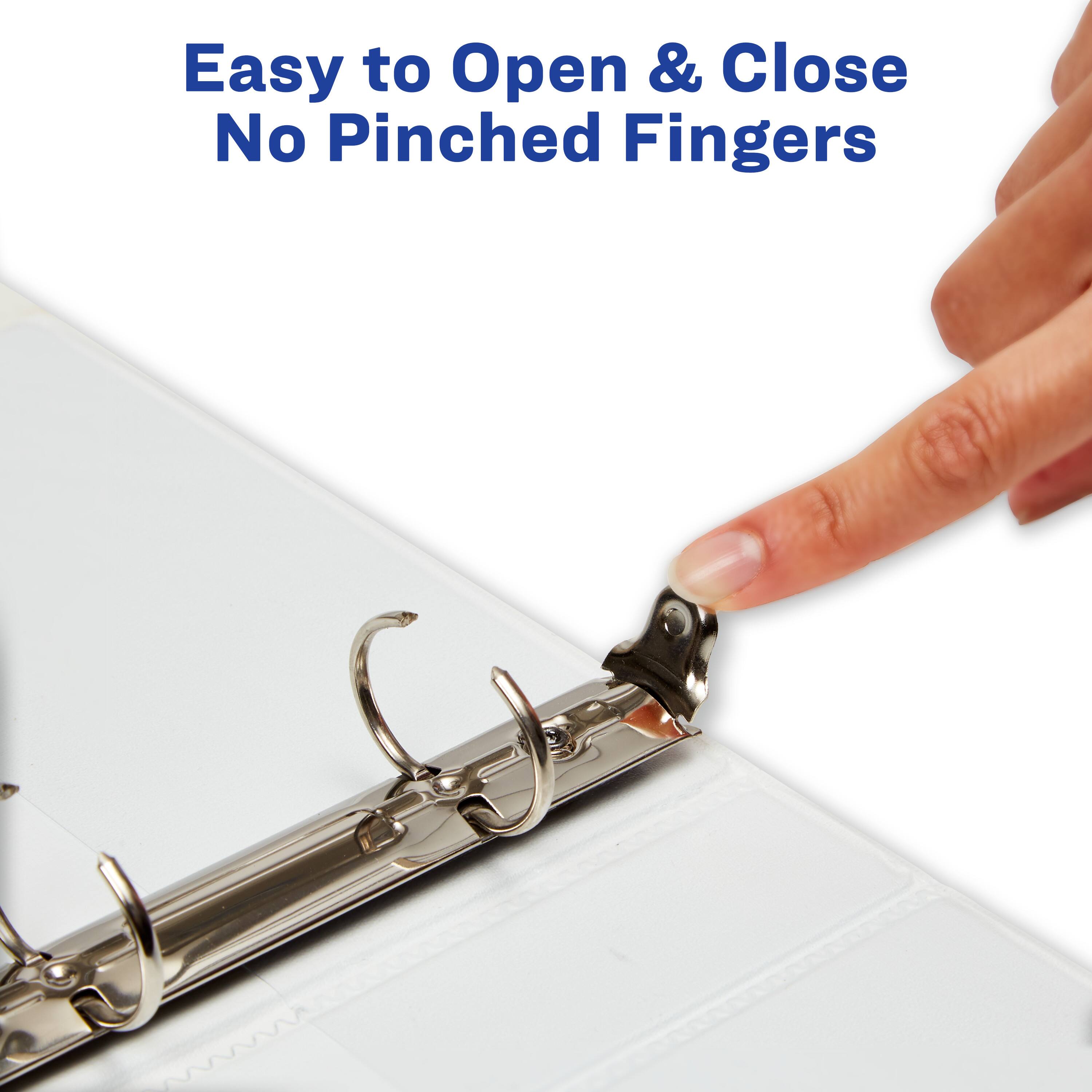 Easy to Open & Close  
No Pinched Fingers