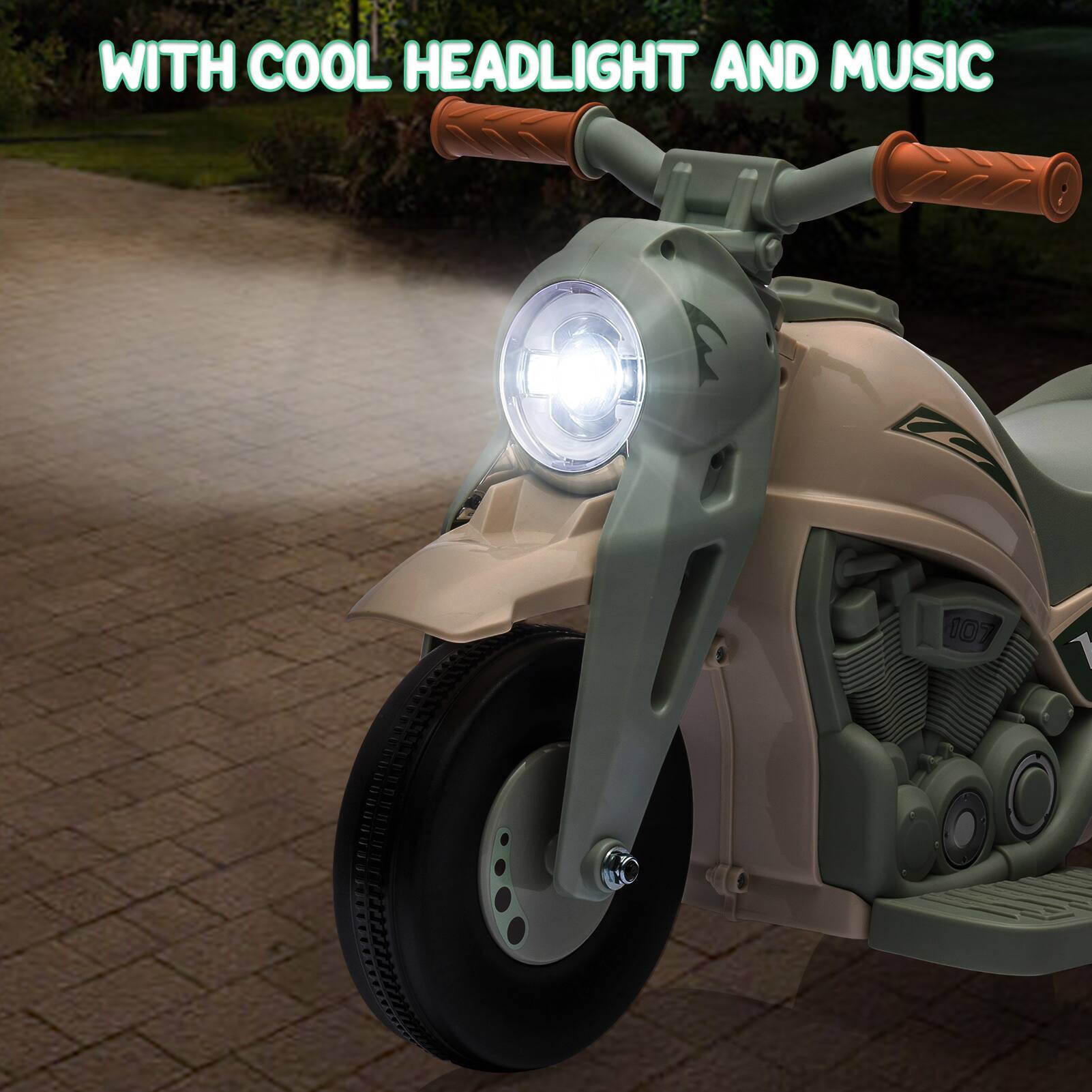 WITH COOL HEADLIGHT AND MUSIC