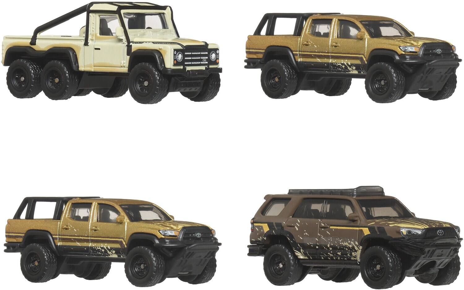 Alt View 2. Mattel - Matchbox: The Movie Desert Chase Escape 1:64 Scale Die-Cast Vehicles 4-Pack   - COLLECTIBLES - Multicolor.