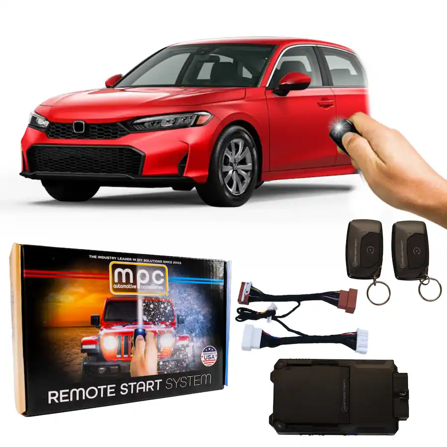 Mpc Button MPC Remote Starter For Honda Civic 2022 2025 | 2 Way 1 Button Remotes ...
