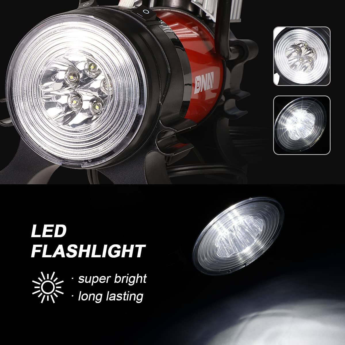 LED FLASHLIGHT  
- super bright  
- long lasting