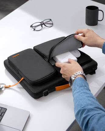 tomtoc Defender A42 Recycled Laptop Shoulder Bag for 14 Inch tomtoc Defender A42 Recycled Laptop Shoulder Bag for 14 Inch