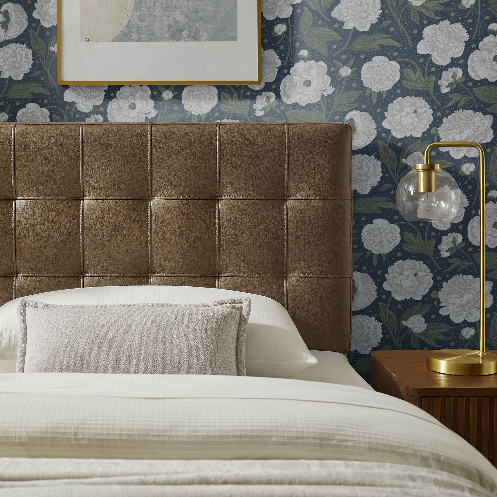 Alt View 1. Modway - Lily Upholstered Vinyl Headboard by Modway - Mushroom.