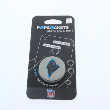 Pockets phone grip & stand
Snap better photos
Text with one hand
TRY ME!
Pull twice to expand
NFL