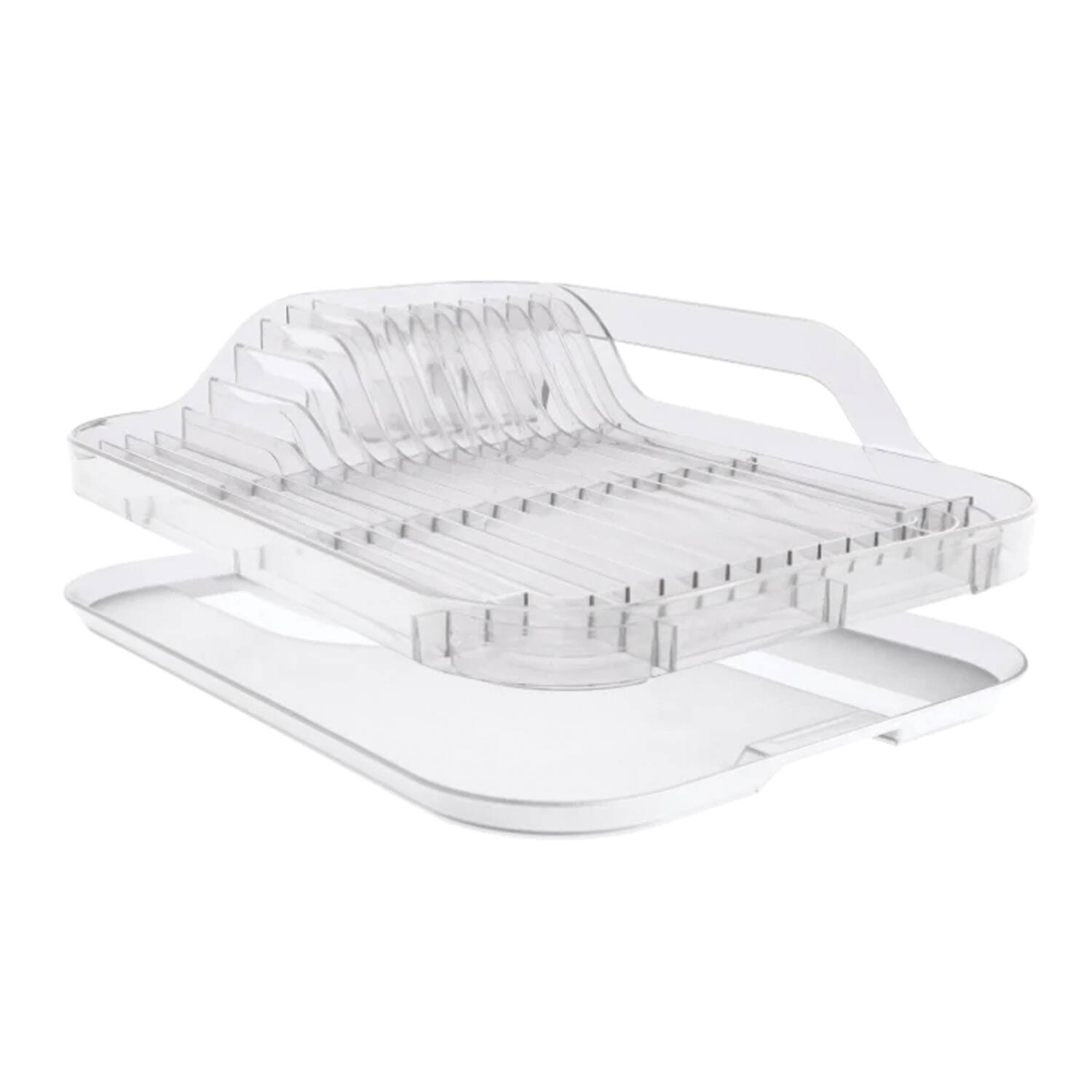 Back. Better Houseware - Dish Rack Set - Clear.