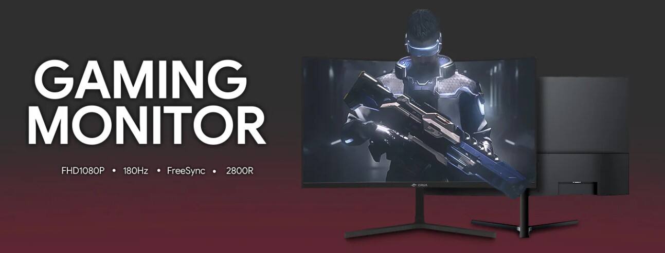 GAMING MONITOR  
FHD1080P • 180Hz • FreeSync • 2800R