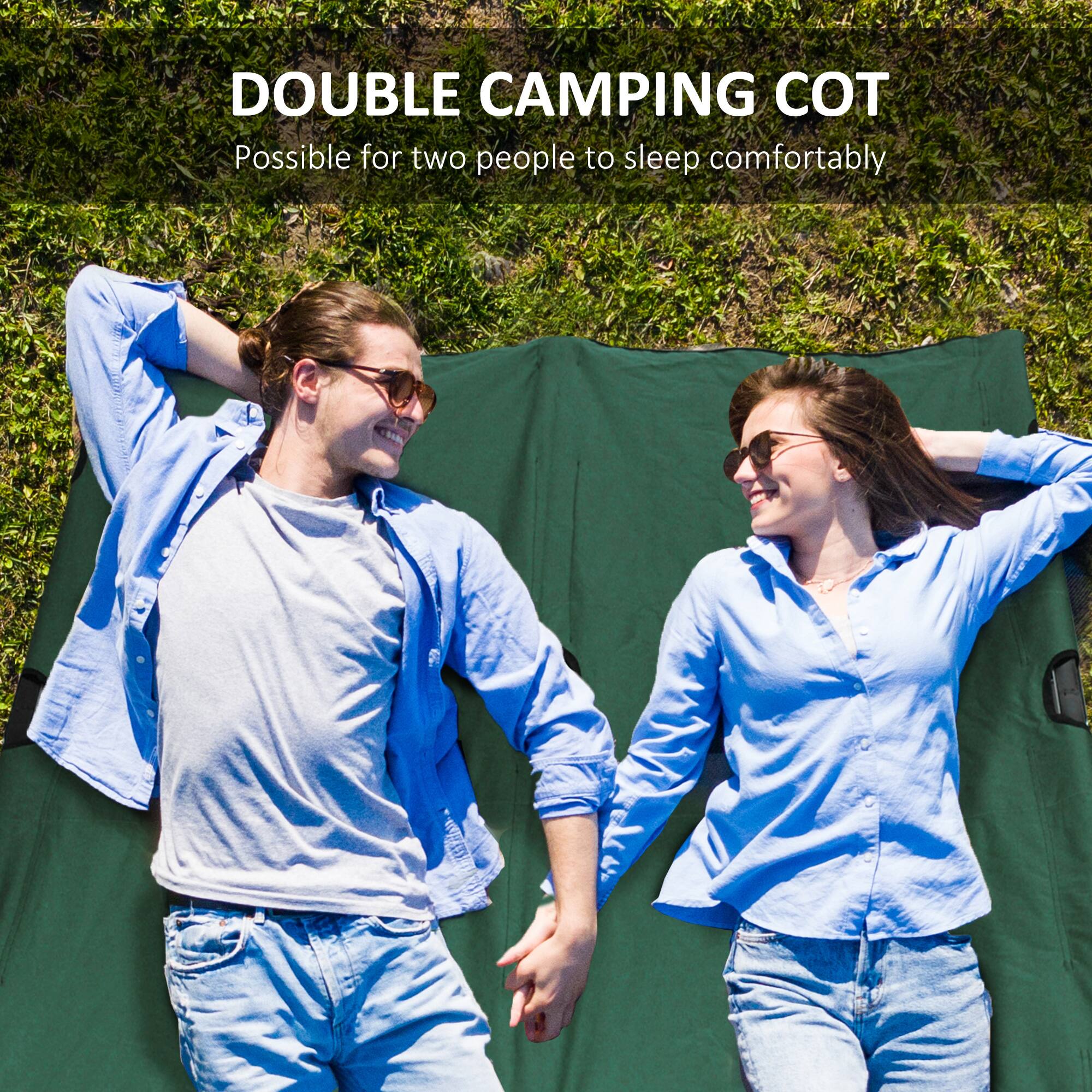 DOUBLE CAMPING COT
Possible for two people to sleep comfortably