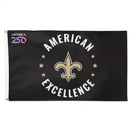 WinCraft - New Orleans Saints 3' x 5' One-Sided America 250 Deluxe Flag - Multicolor