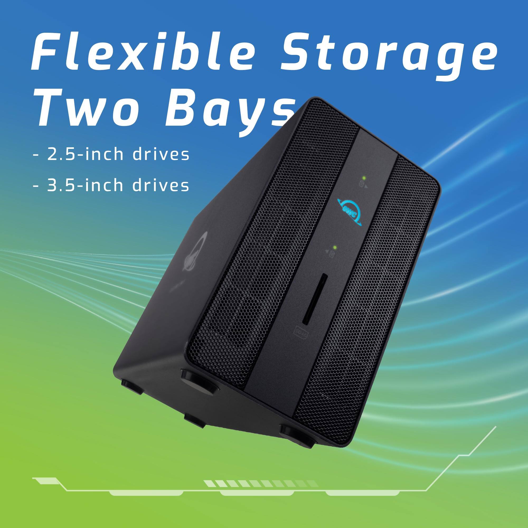 8TB OWC Gemini Thunderbolt (USB C) Dock and Dual Drive HDD RAID