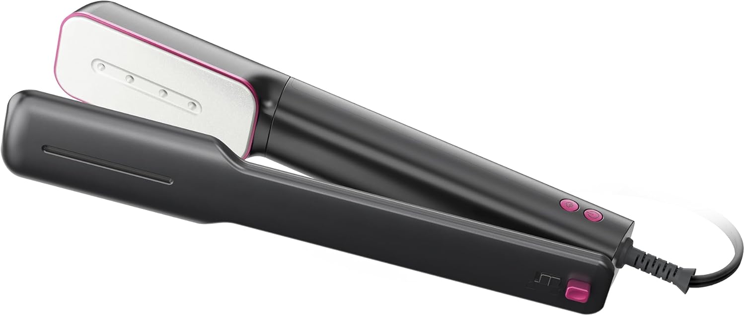 Front. Newbealer - 3in1 Portable Steamer & Iron,Global Voltage Travel Garment Steamer,180° Roating Head,Auto-off, Self Cleaning - Ashpink.