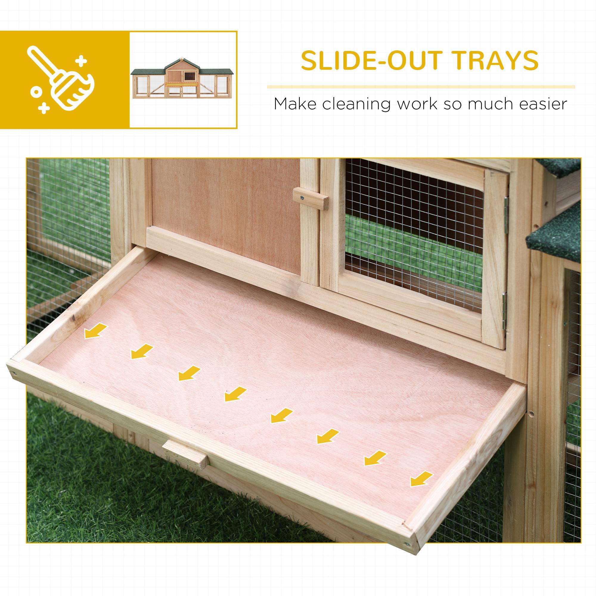 SLIDE-OUT TRAYS  
Make cleaning work so much easier