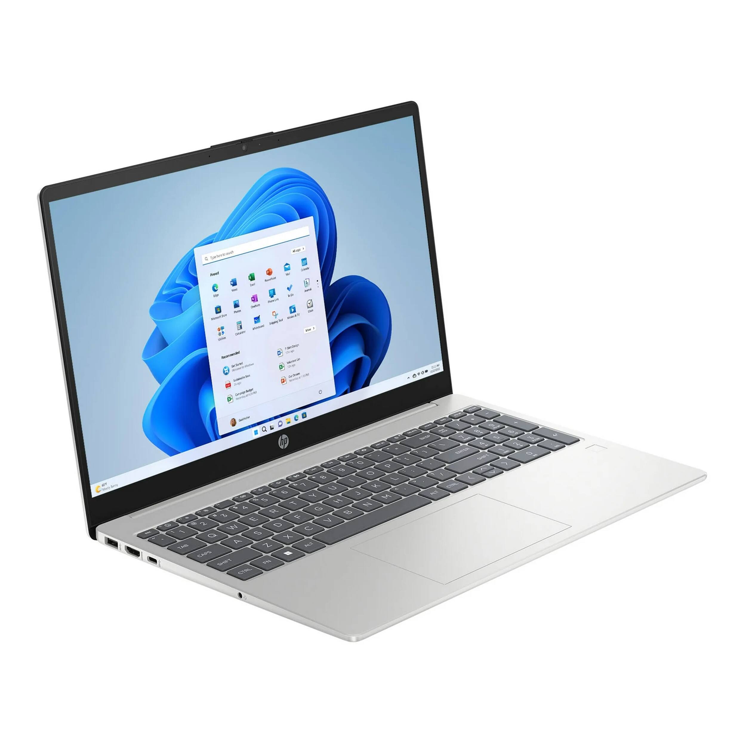 Alt View 2. HP - HP Laptop 15-fd0131wm Laptop 15.6"FHD i3-N305 8GB 512GB PCIe WIN11 Pro,(9C9A2UA#ABA),Silver - Silver.