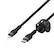 Front. Belkin - BOOST↑CHARGE Pro Flex Braided Silicone USB-C to Lightning Cable 6.6FT, MFi-Certified Charging Cable with Cable Clip - Black.