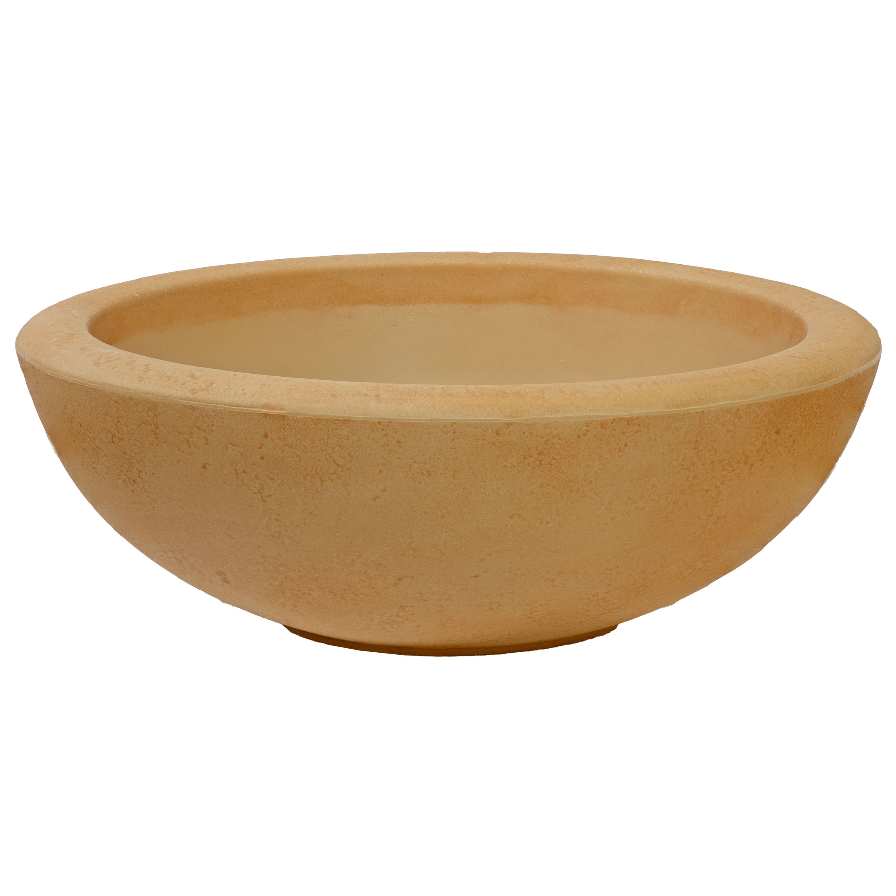 Sunnydaze - 20.75 in Percival Round Polyresin Outdoor Planter - Sand price history on PriceWatchPro