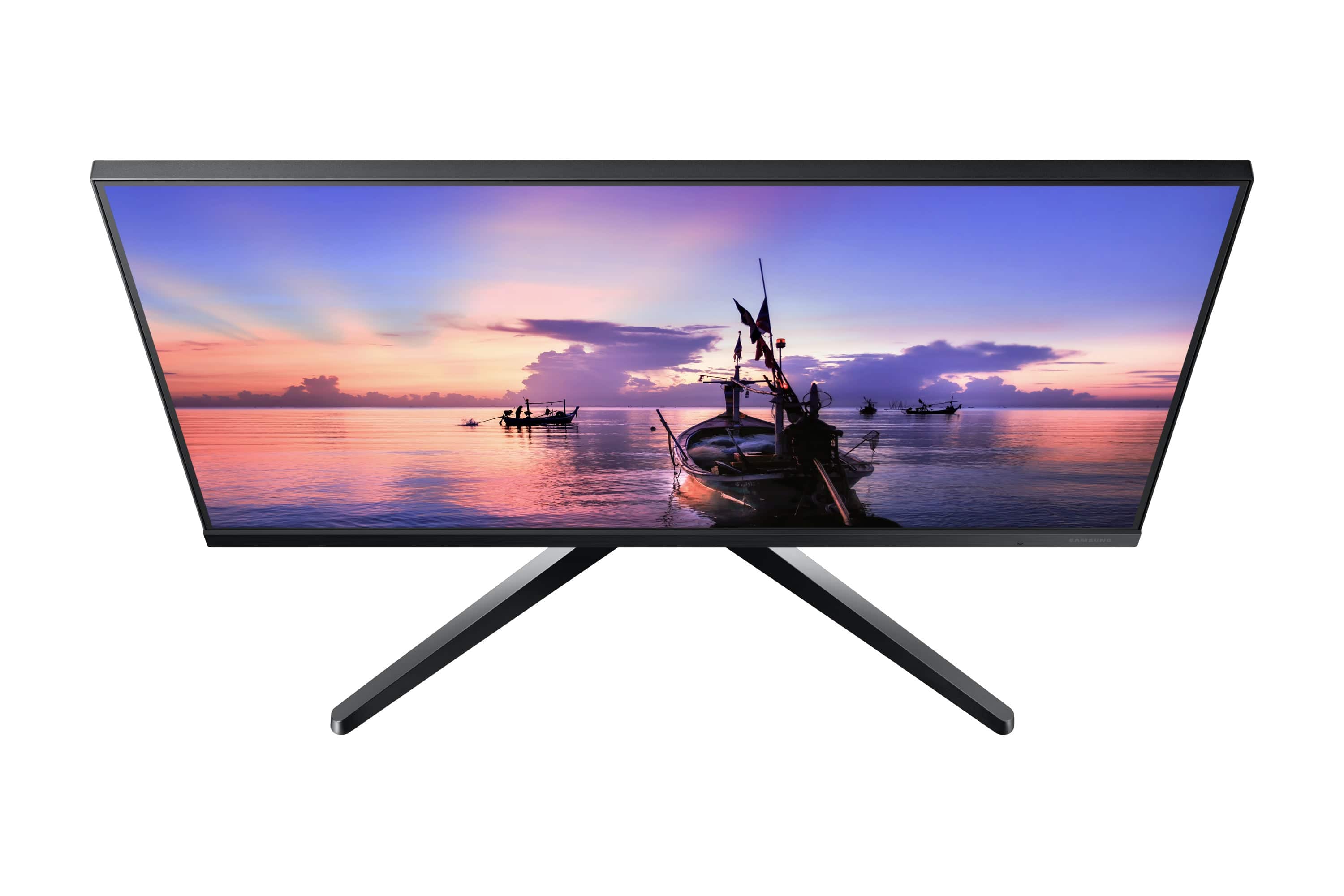 Alt View 25. Samsung - 24" T350 Series IPS FHD, AMD FreeSync Monitor (VESA, HDMI, VGA) - Dark Blue Gray.