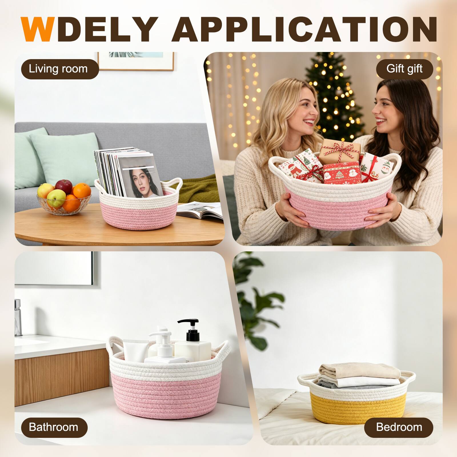 WDELY APPLICATION

Living room

Gift gift

Bathroom

Bedroom